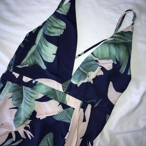 Tropical Blue Romper